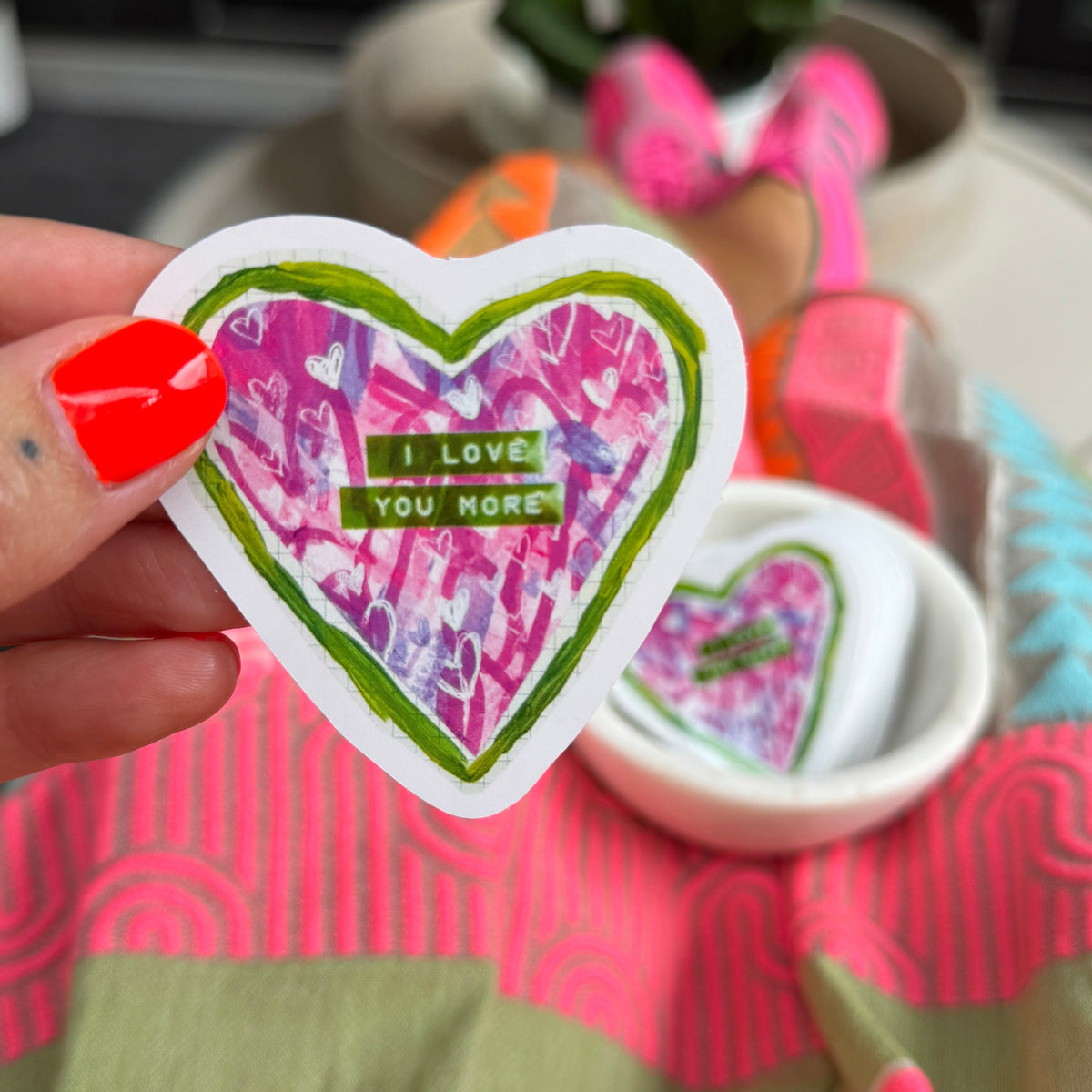 I Love You More Sticker