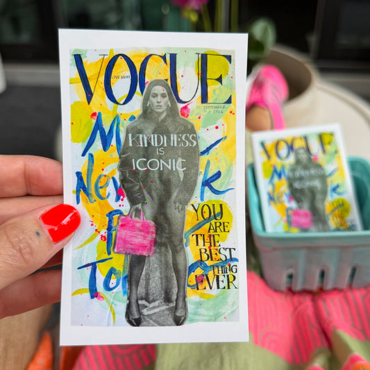 VOGUE Kindness Is ICONIC Sticker